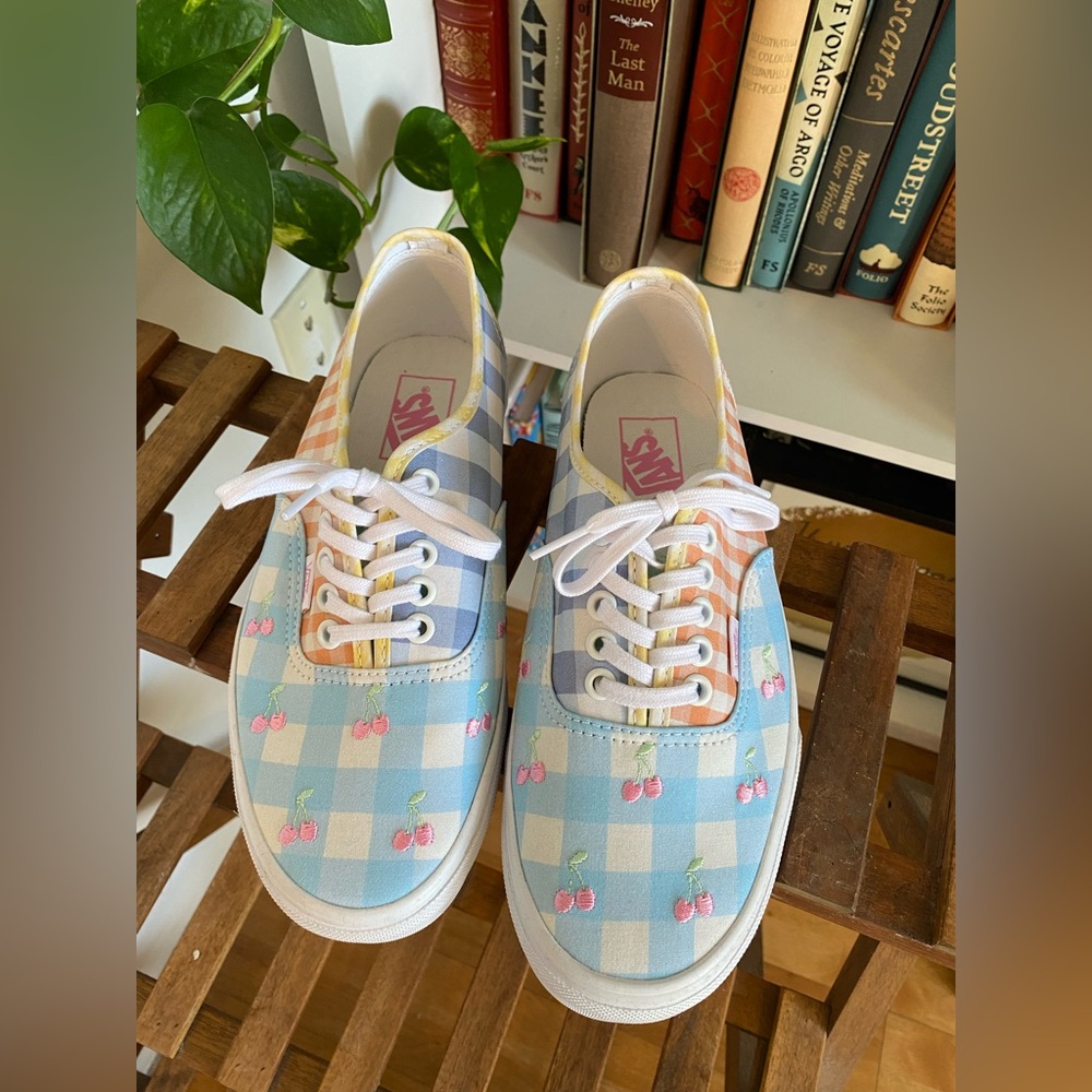 VANS GINGHAM BLOCK SNEAKER - Picture 2 of 5